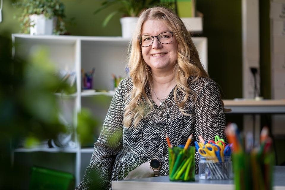 Helena Vennberg, specialpedagog på skolan och är lektor i grundskolan.