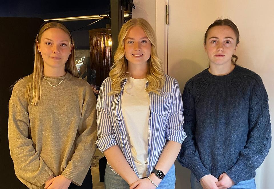 Alva Plogner, Kajsa Edholm och Rut Marklund deltog också i semifinalen i Utställningen Unga forskare